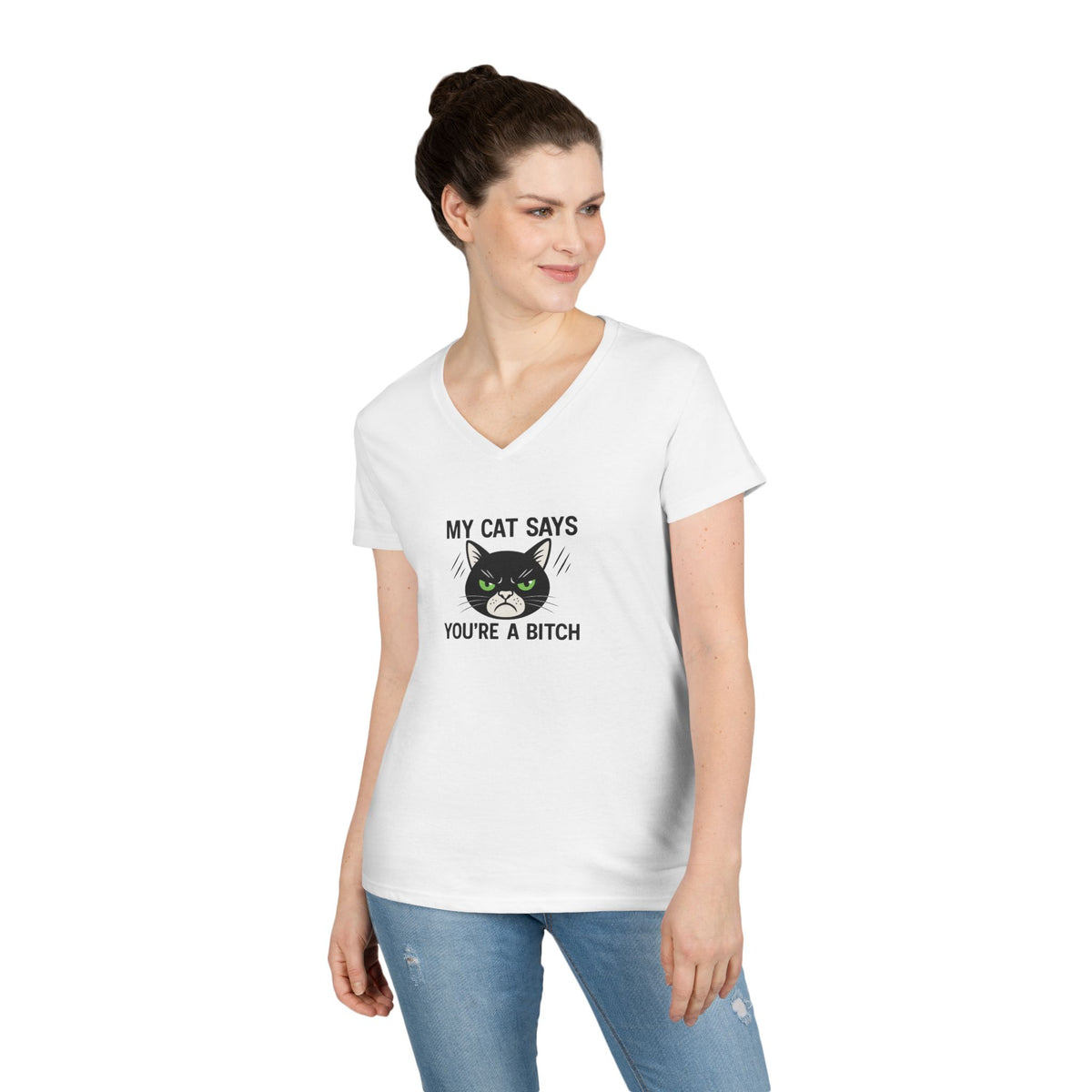 Sassy Cat Lover T-Shirt, Funny Gift for Cat Owners, Cat Mom Tee, Birthday Present, Pet Lover Apparel, Casual Wear